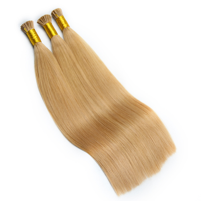 Wholesale Italian Keratin Glue Bond I Tip Hair Extensions Human Hair Remy Keratin Hair Extensions